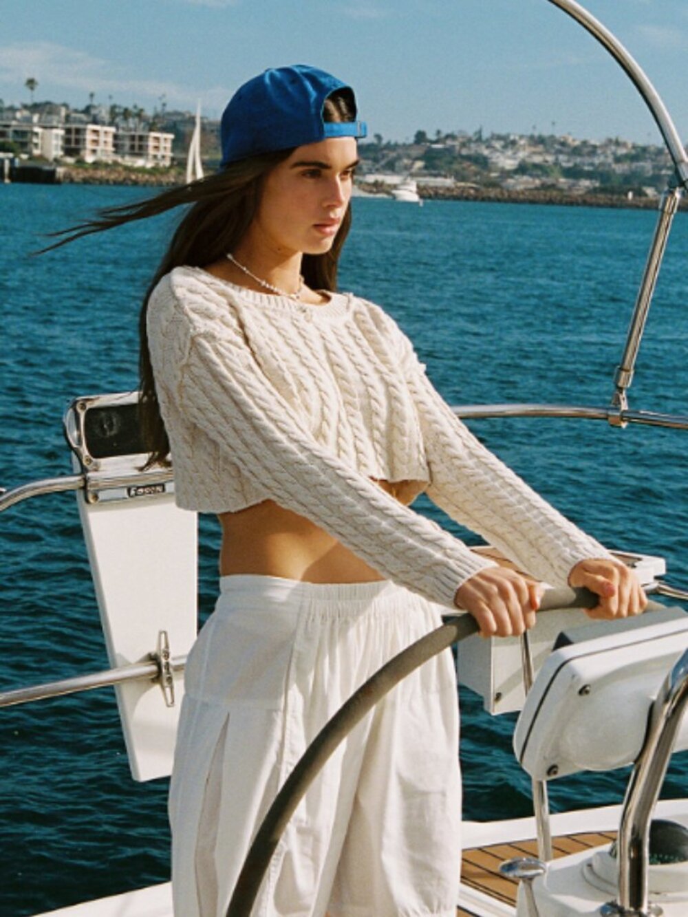 Tuesday Cable Crop Sweater - Free People